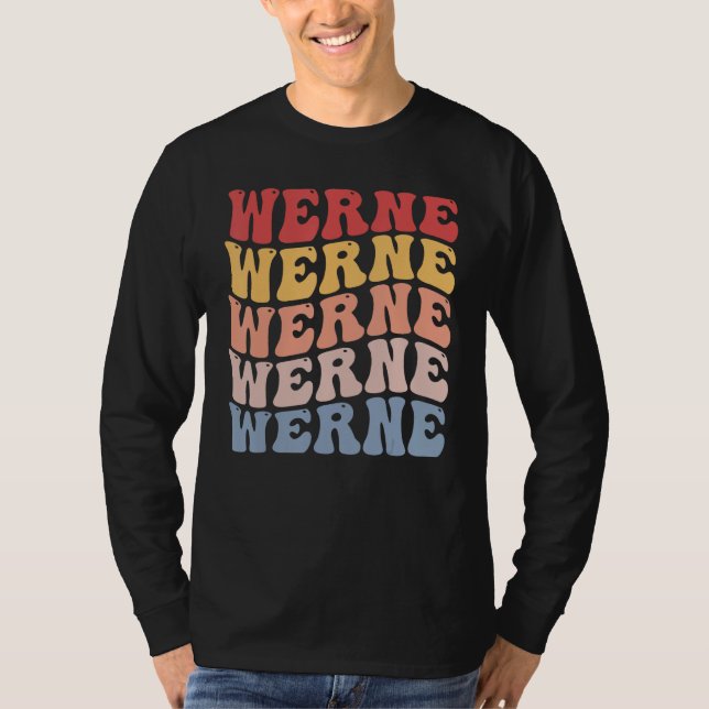 Camiseta Werne City Groovy Retro (Anverso)