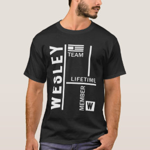 Camiseta Wesley Nombre personalizado Regalo de cumpleaños