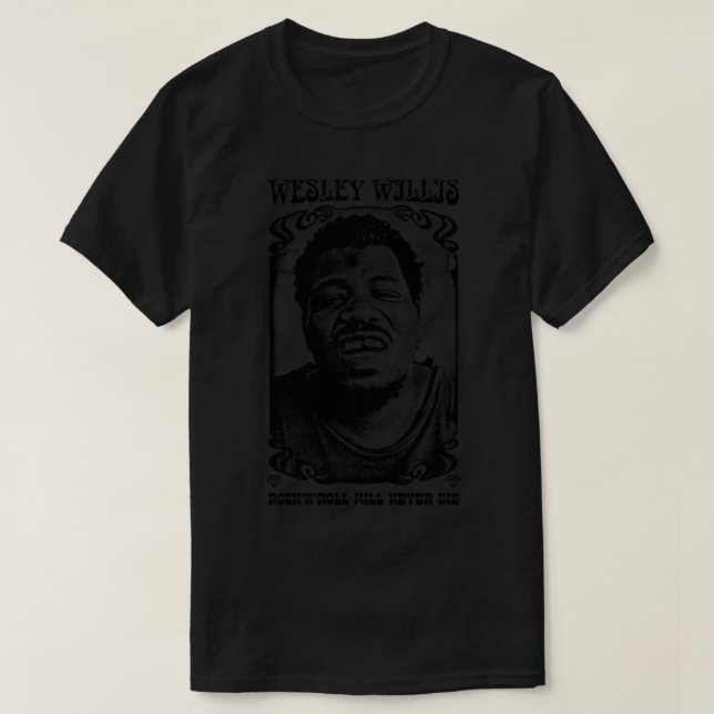 Camiseta Wesley Willis Retro Style Fan Art Design1 (Diseño del anverso)