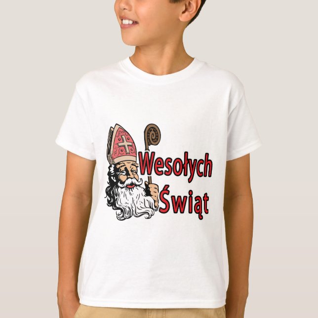 Camiseta Wesolych Swiat St. Nicholas (Anverso)