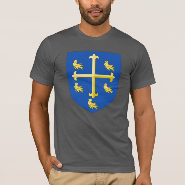 Camiseta Wessex House Shield - Casa de Cedric (Anverso)