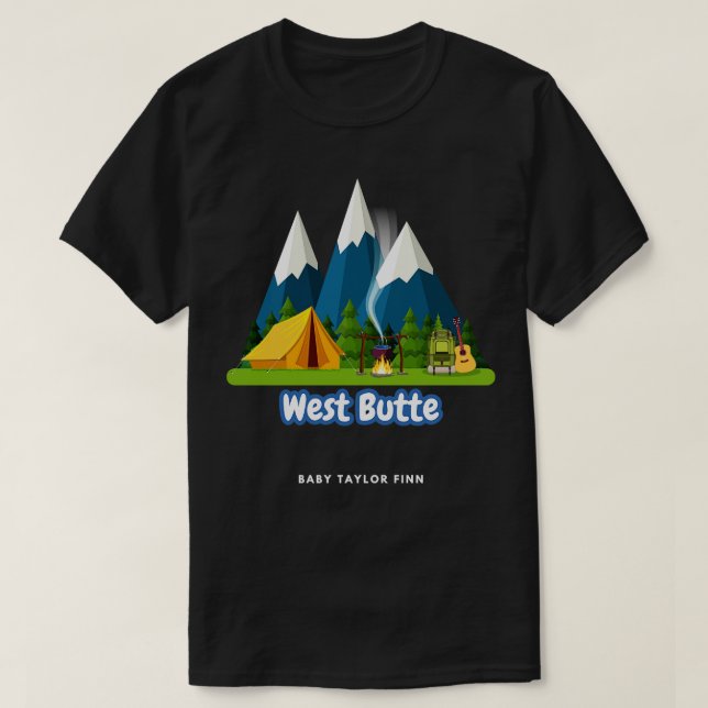Camiseta West Butte (Diseño del anverso)