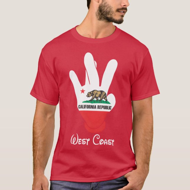 Camiseta West Coast Cali gift (Anverso)