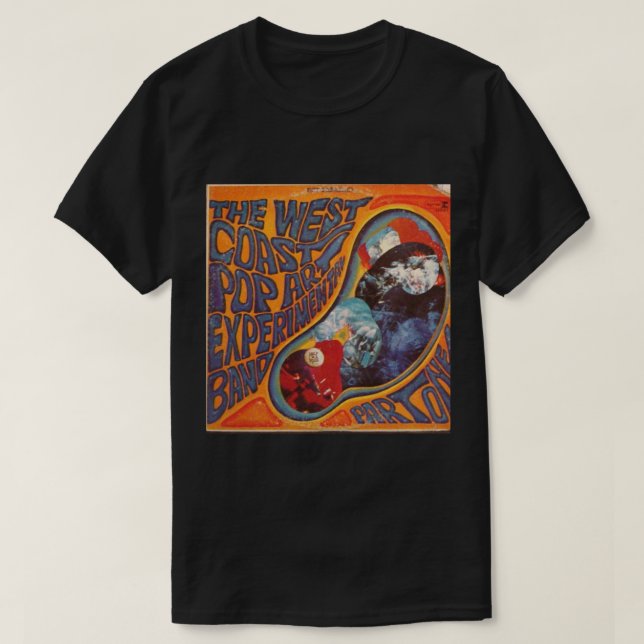 Camiseta West Coast Pop Art Experimental Band, Acid Rock Cl (Diseño del anverso)