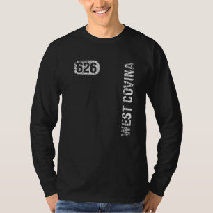 Camiseta West Covina California código de área 626 Vintage