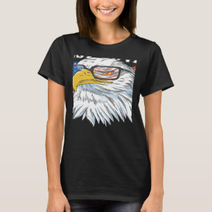 Camiseta West covina Eagle pájaro bandera estadounidense ci