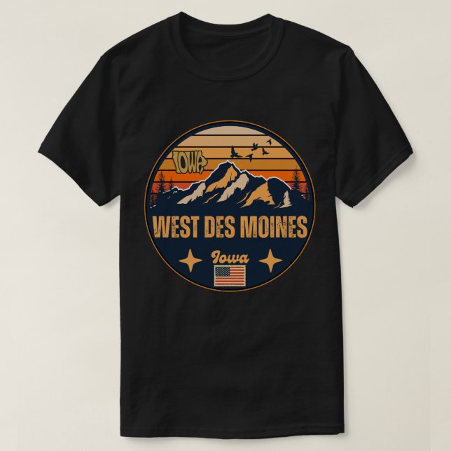 Camiseta West Des Moines, Iowa (Diseño del anverso)