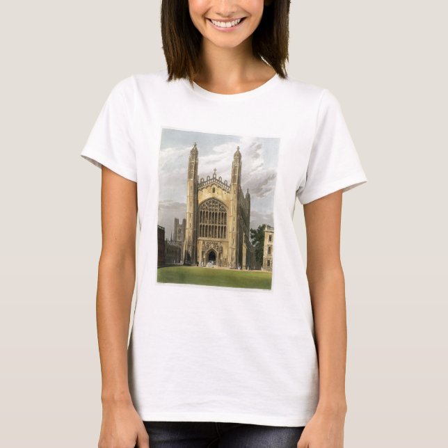 Camiseta West End of King's College Chapel, Cambridge, (Anverso)