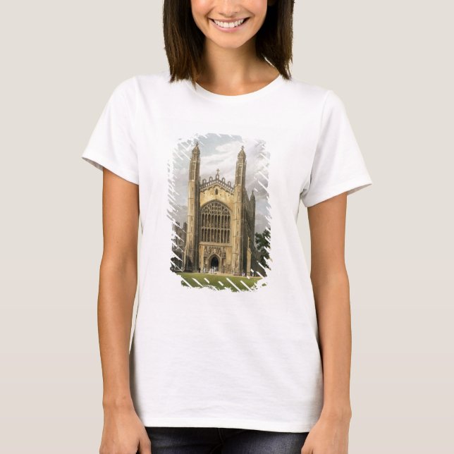 Camiseta West End of King's College Chapel, Cambridge, (Anverso)