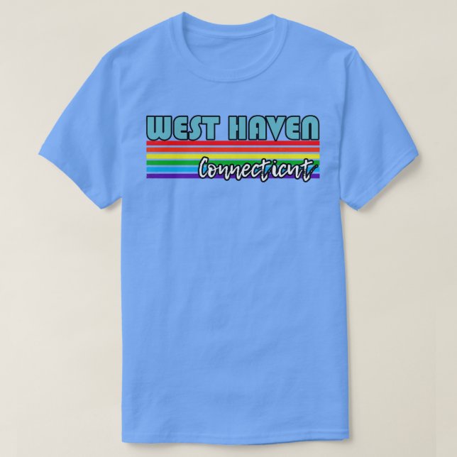 Camiseta West Haven Connecticut Pride West Haven regalo LGB (Diseño del anverso)