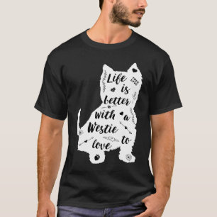 Camiseta West Highland Terrier para el perro occidental