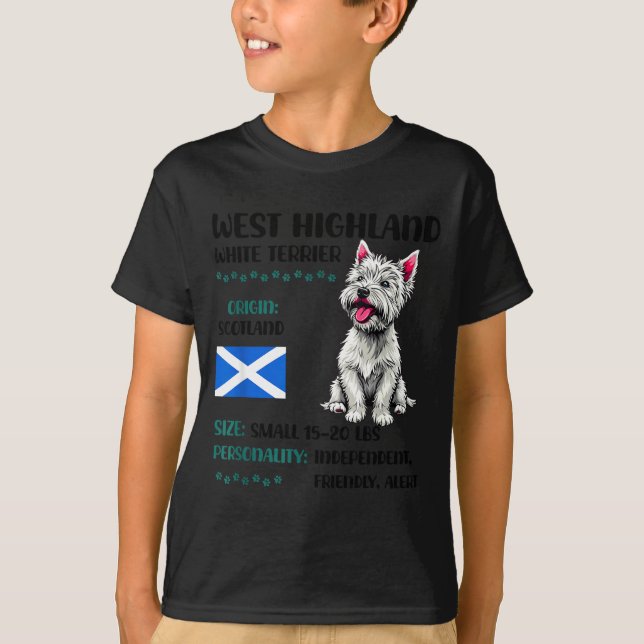 Camiseta West Highland White Terrier Origin Funny Westie Do (Anverso)