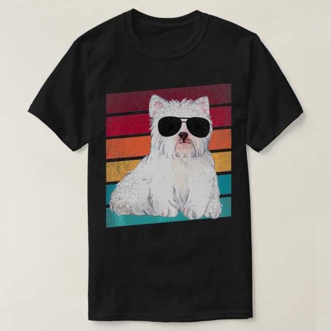 Camiseta West Highland White Terrier Westie Ropa divertida  (Diseño del anverso)