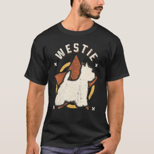 Camiseta West Highland White Terrier Westie Vintage Retro C