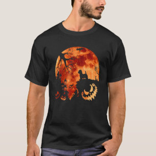 Camiseta West Highland White Terrier Y Moon Halloween Cos