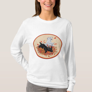 Camiseta West Highland White y Scottish Terriers Caída