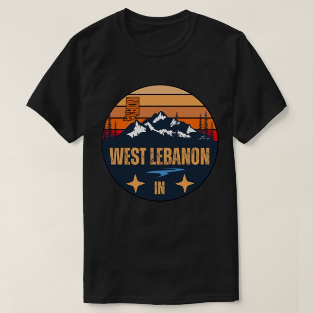 Camiseta West Lebanon, Indiana (Diseño del anverso)