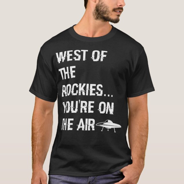 Camiseta West Of The Rockies Clásico Art Bell Dice (Anverso)