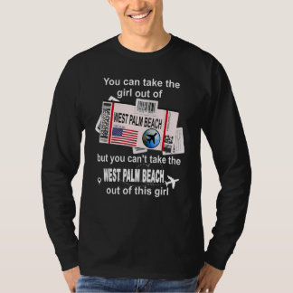 Camiseta West Palm Beach Boarding Pass  West Palm Beach Gir