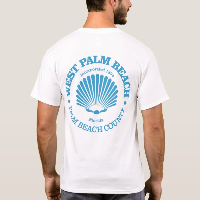 Camiseta West Palm Beach (concha de mar) (Reverso)