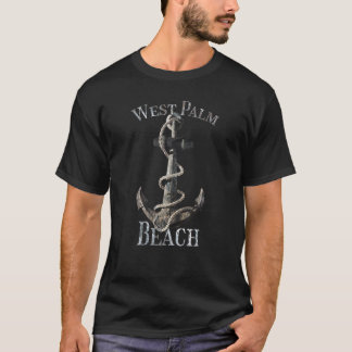 Camiseta West Palm Beach Florida Vacaciones Ancla Náutica S