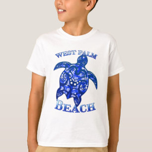 Camiseta West Palm Beach Florida Vacation Tribal Turtle