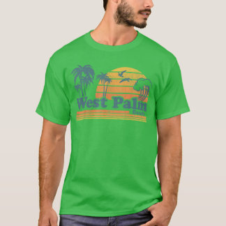 Camiseta West Palm Florida Beach Vintage Spring Break Vacat