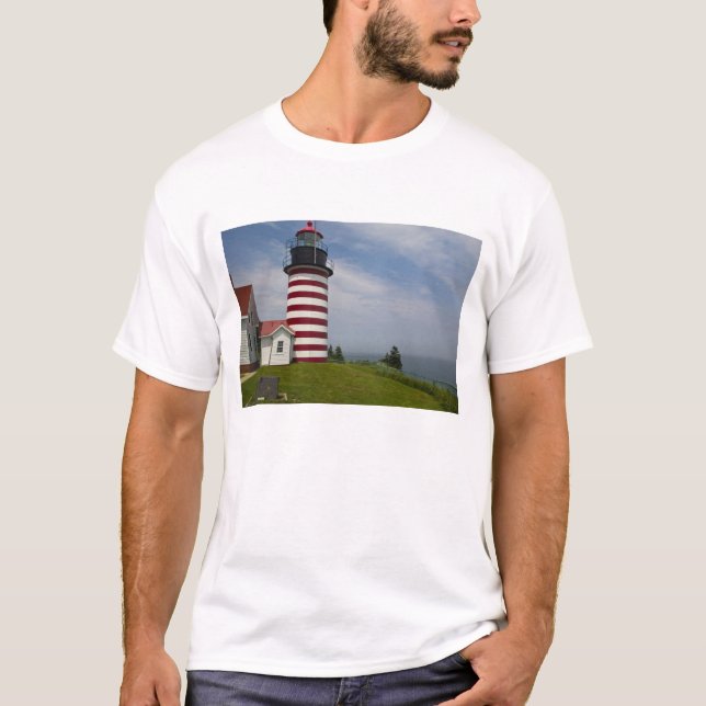 Camiseta West Quoddy Head Lighthouse State Park es el (Anverso)