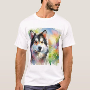 Camiseta West Siberian Laika 100724AREF119 - Watercolor