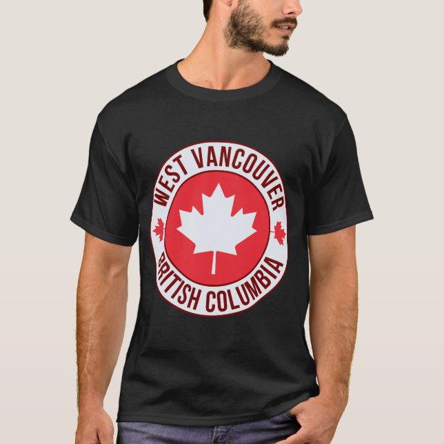 Camiseta West Vancouver, Canada City T-Shirt | Travel & Hom (Anverso)