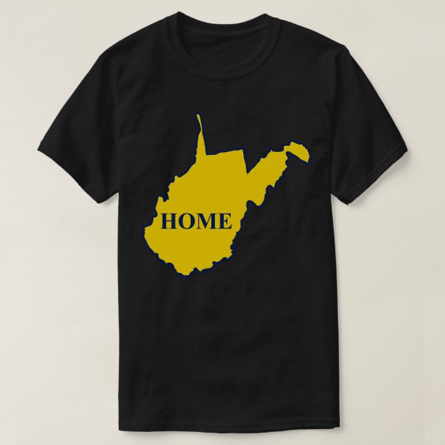 Camiseta West Virginia Home TShirt (Diseño del anverso)