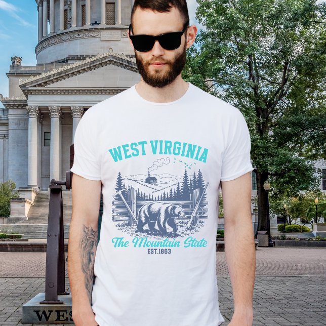Camiseta West Virginia The Mountain State (Subido por el creador)