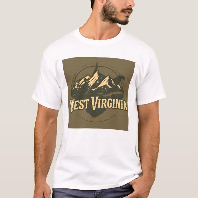 Camiseta West Virginia Tshirt V01 (Anverso)