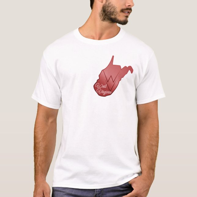 Camiseta West Virginia Tshirt V04 (Anverso)