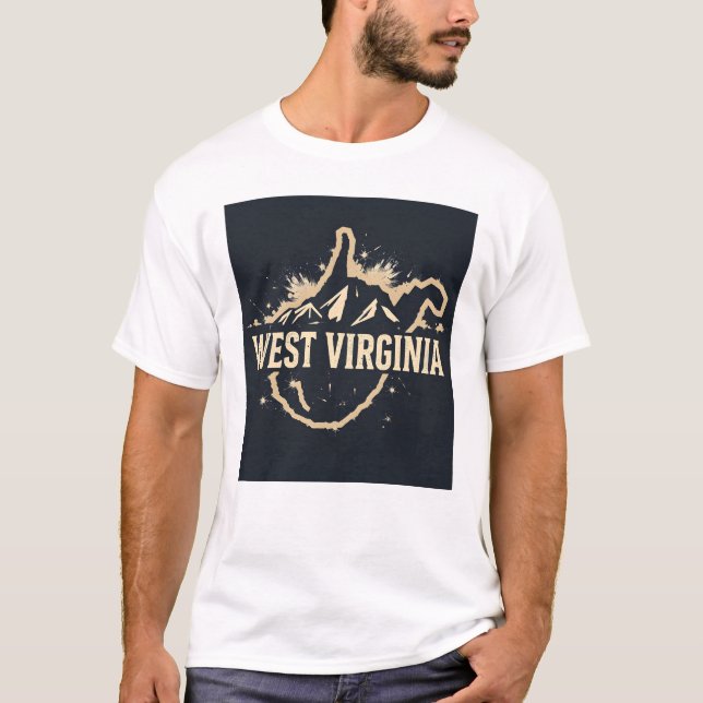 Camiseta West Virginia Tshirt V05 (Anverso)