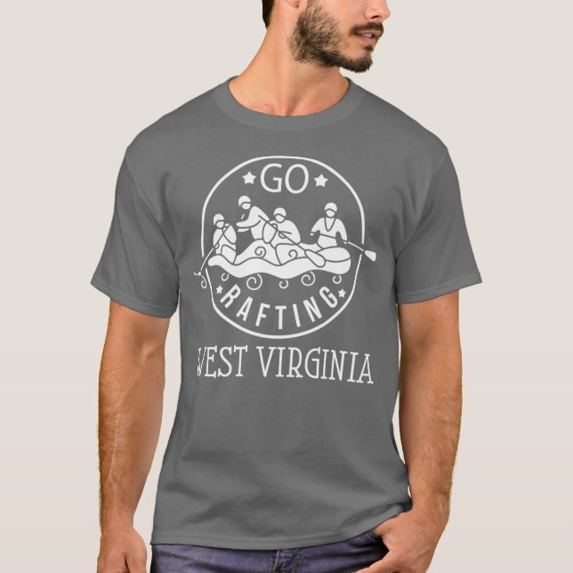 Camiseta West Virginia Whitewater Rafting Premium (Anverso)
