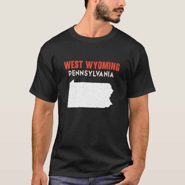 Camiseta West Wyoming Pennsylvania Estados Unidos de Améric (Anverso)
