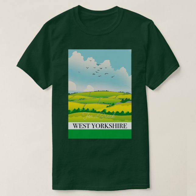 Camiseta West Yorkshire por una pausa (Diseño del anverso)
