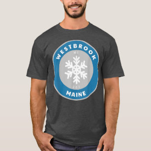 Camiseta Westbrook Maine ME Winter Sou