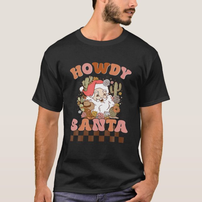 Camiseta Weste, el chico de la vaca austral de Howdy Santa (Anverso)
