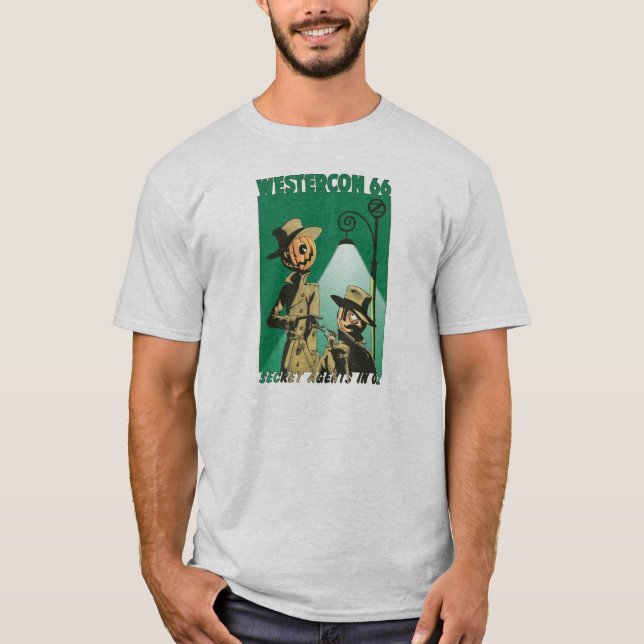 Camiseta Westercon 66 agentes secretos oficiales en (Anverso)