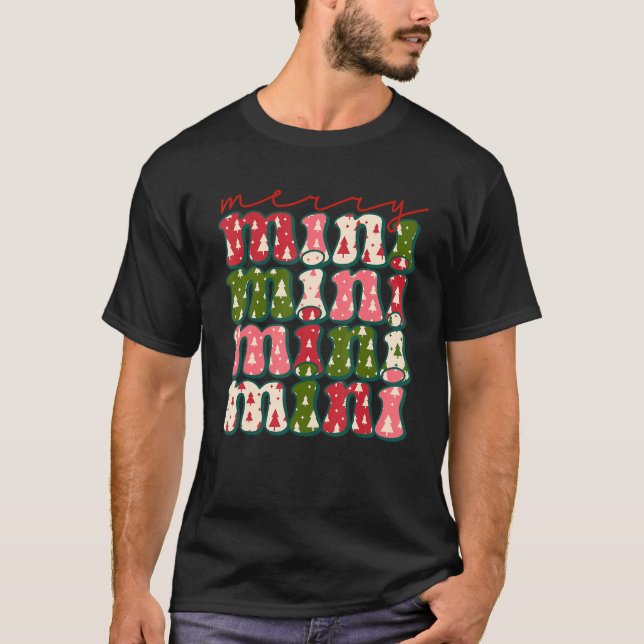Camiseta Western Boho Retro Christmas Mimi Mom Mother (Anverso)