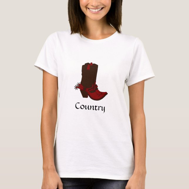 Camiseta Western Brown Boots (Anverso)