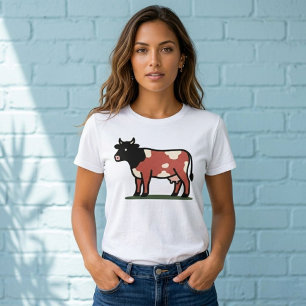 Camiseta Western Cow Country Graphic Shirt - Vintage Farm 