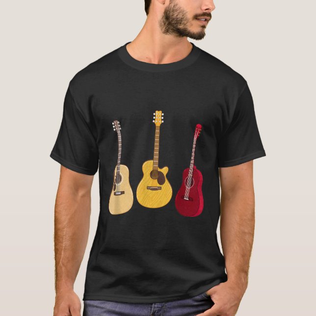 Camiseta Western Legend Rock And Roll Music Guitar (Anverso)