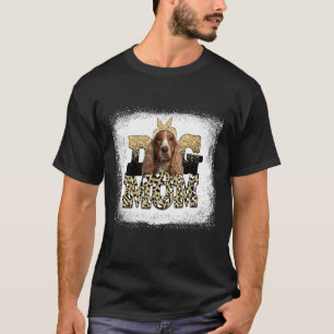 Camiseta Western Leopard English Springer Spaniel Mom Mothe