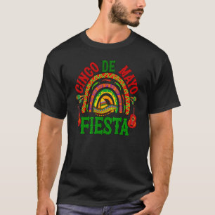 Camiseta Western Rainbow Cinco De Mayo Fiesta Mexican Hat G