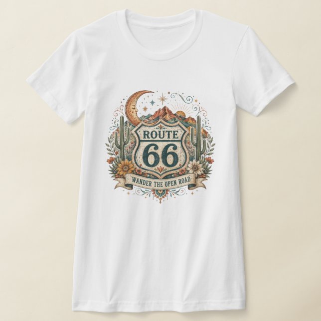 Camiseta Western Route 66 Saguaro Sunset (Distribución)