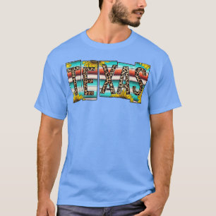 Camiseta Western Sunflower Wood Retro Teas 