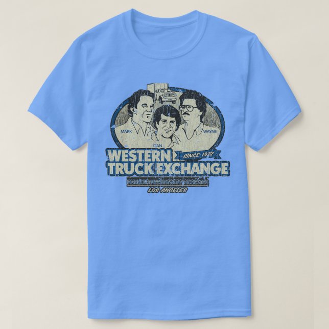 Camiseta Western Truck Exchange Los Angeles (Diseño del anverso)